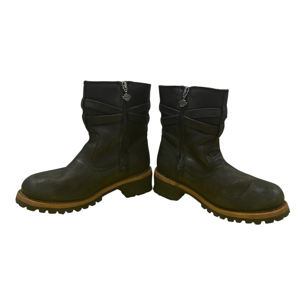 Harley-Davidson Black Combat Boots Size 9M - Picture 3 of 6